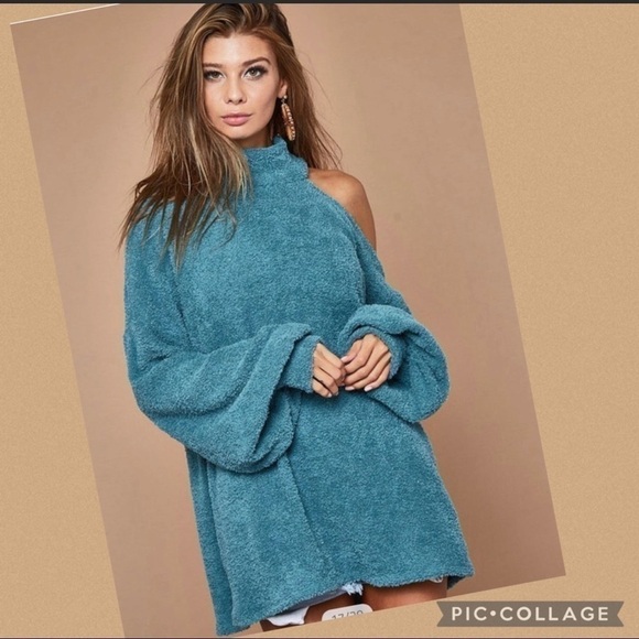 SALE!! Mustard.. Mustard One Shoulder Sweatet - Picture 3 of 6